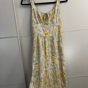 Monteau Yellow Floral Maxi Dress